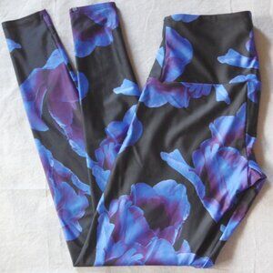 Onzie Womens XS midnight anemone leggings